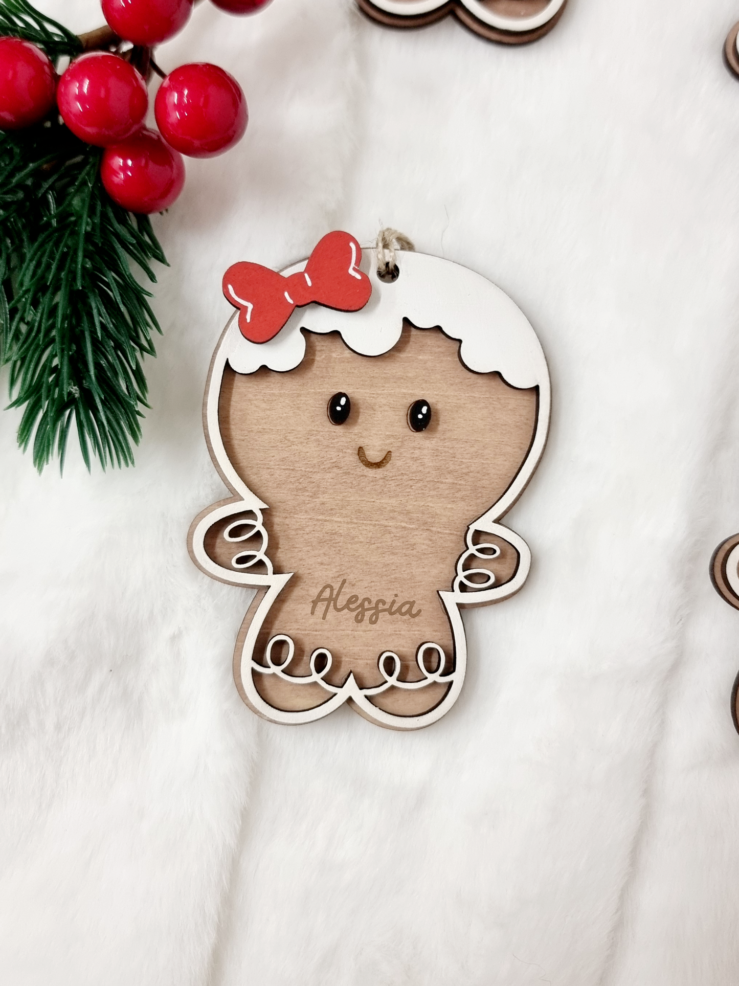 Addobbo Omino pan di Zenzero