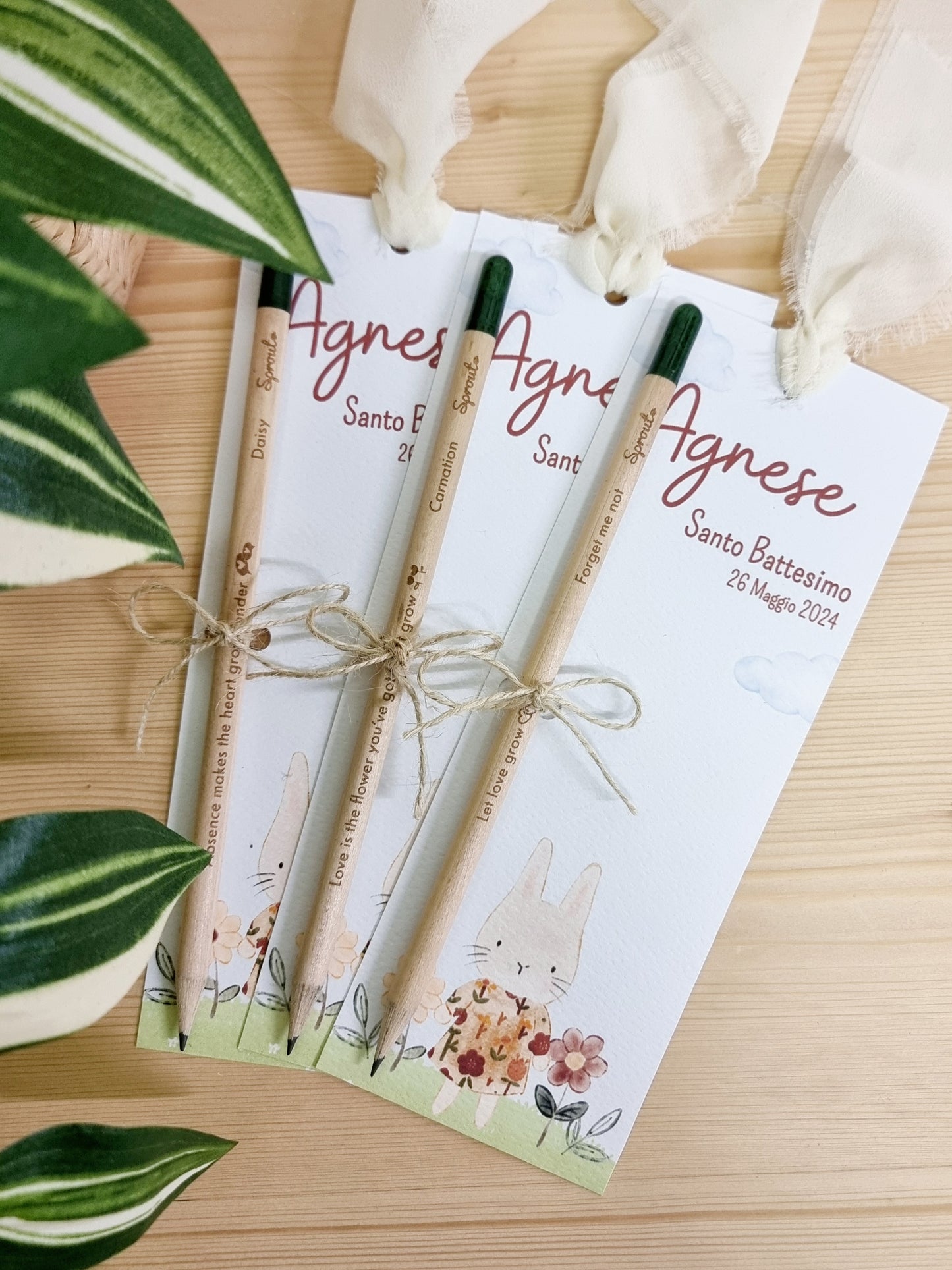 Matita piantabile con confetti