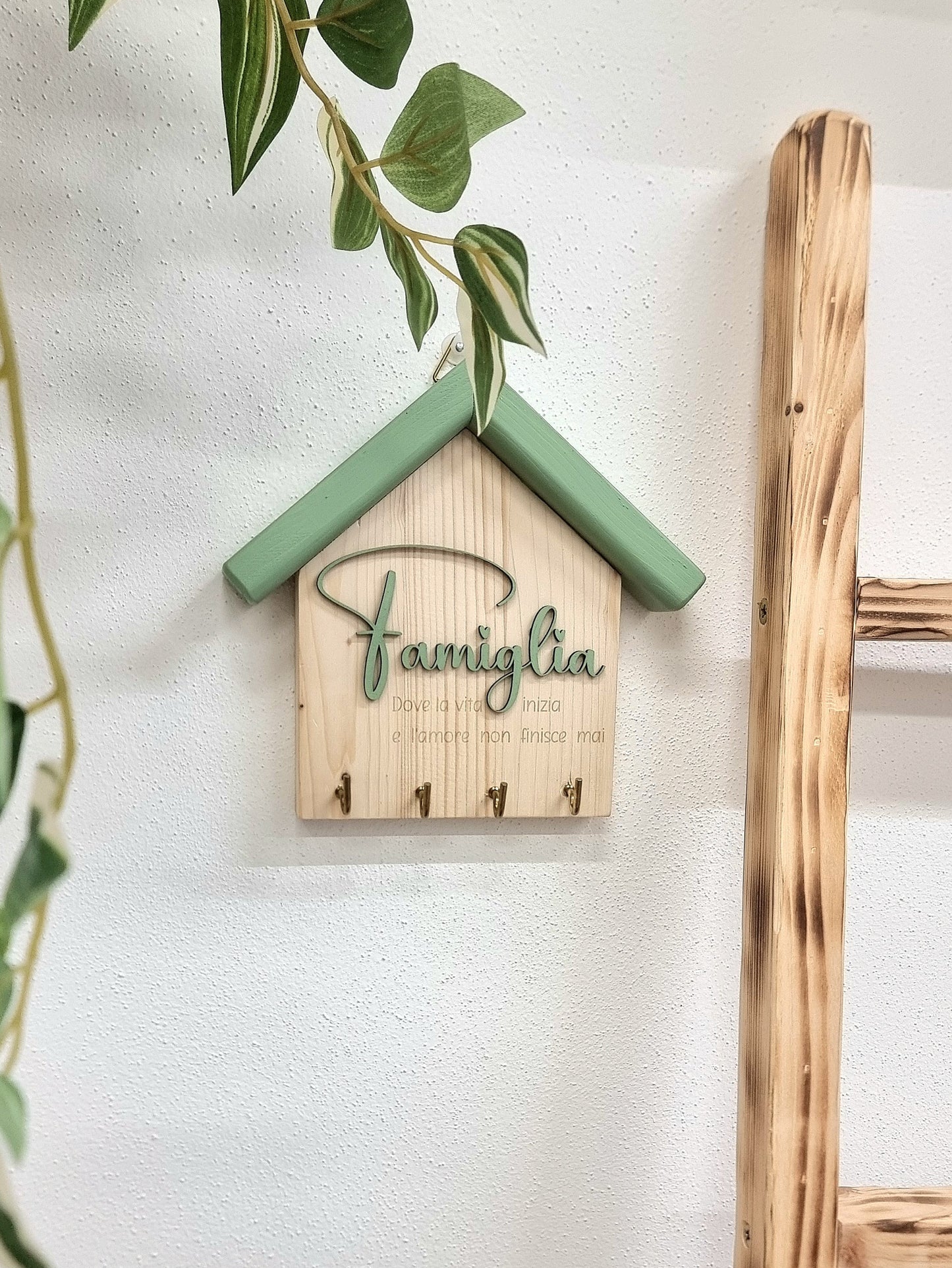 Casetta portachiavi dedica