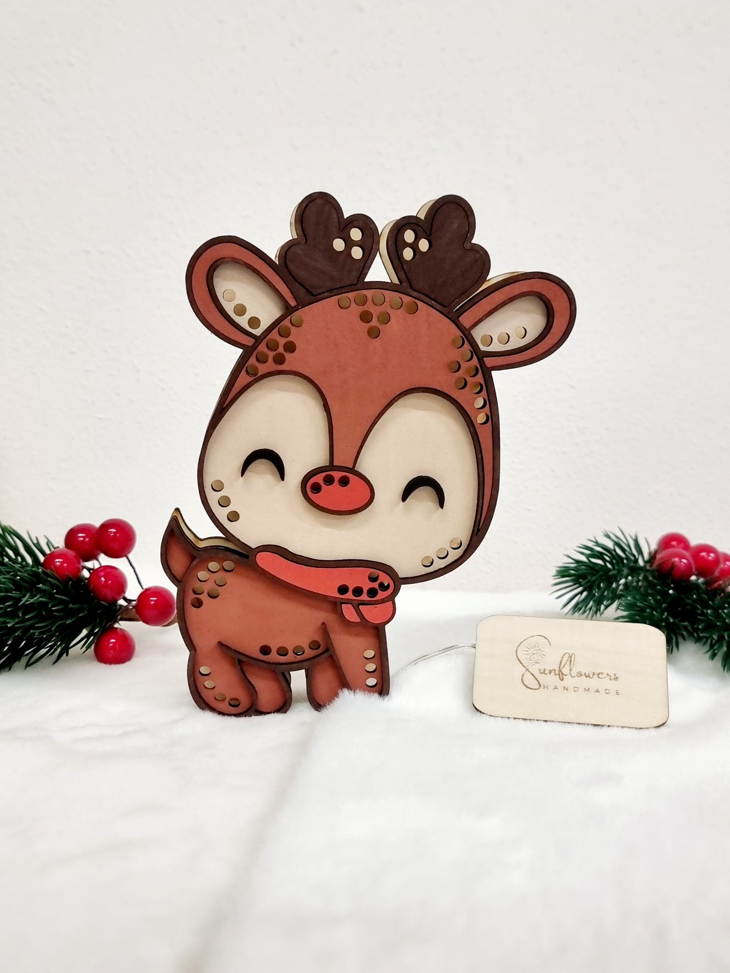 Lampada Natale Renna