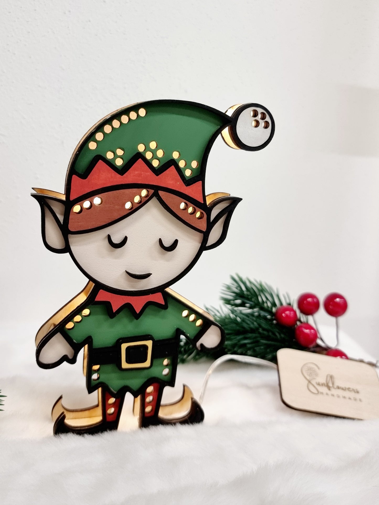 Lampada Natale Elfo