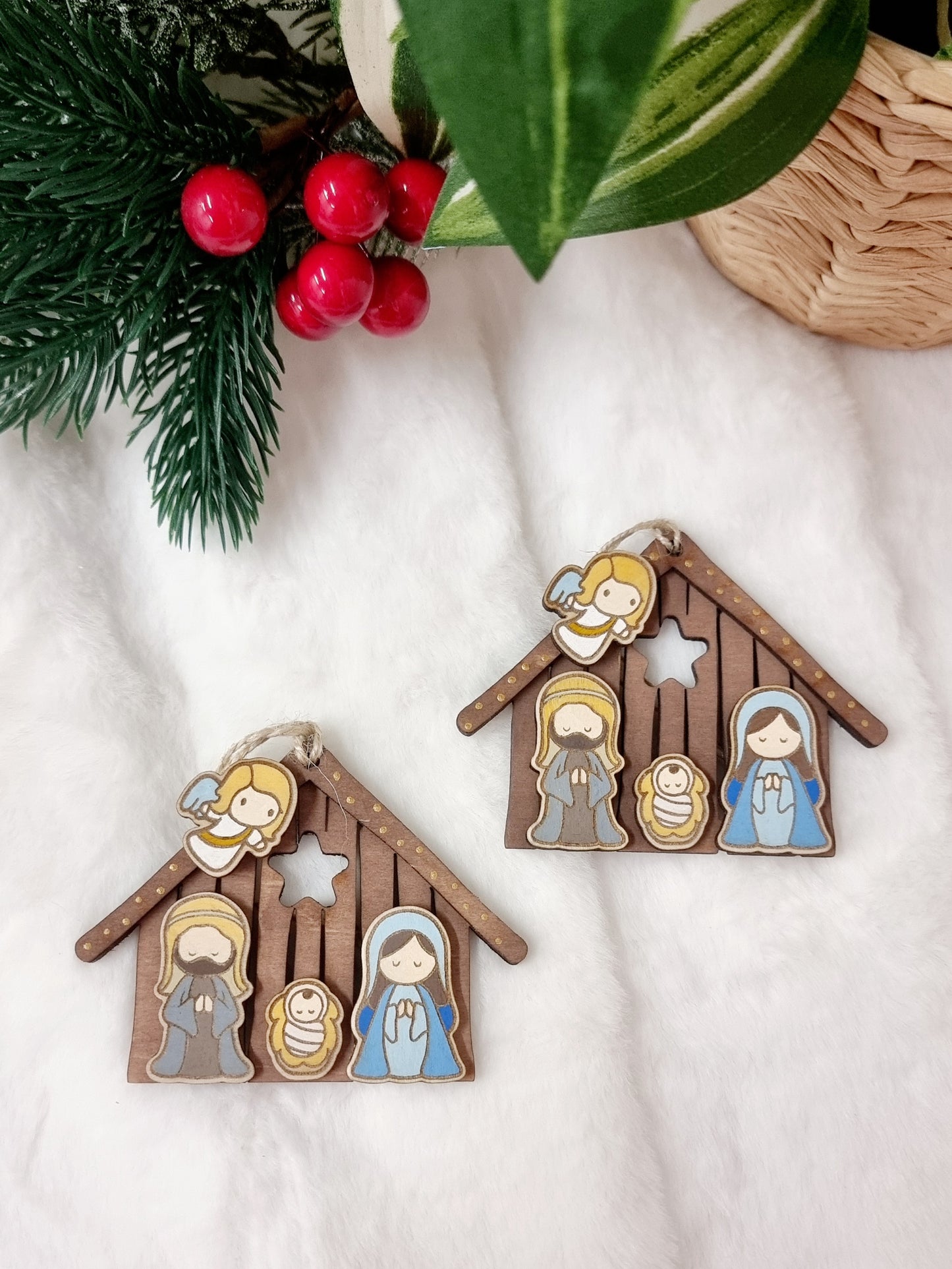 Addobbo Presepe in legno