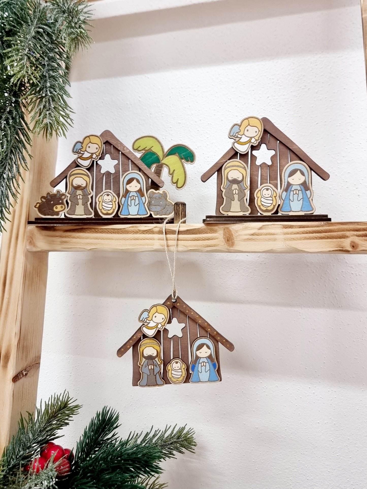 Addobbo Presepe in legno