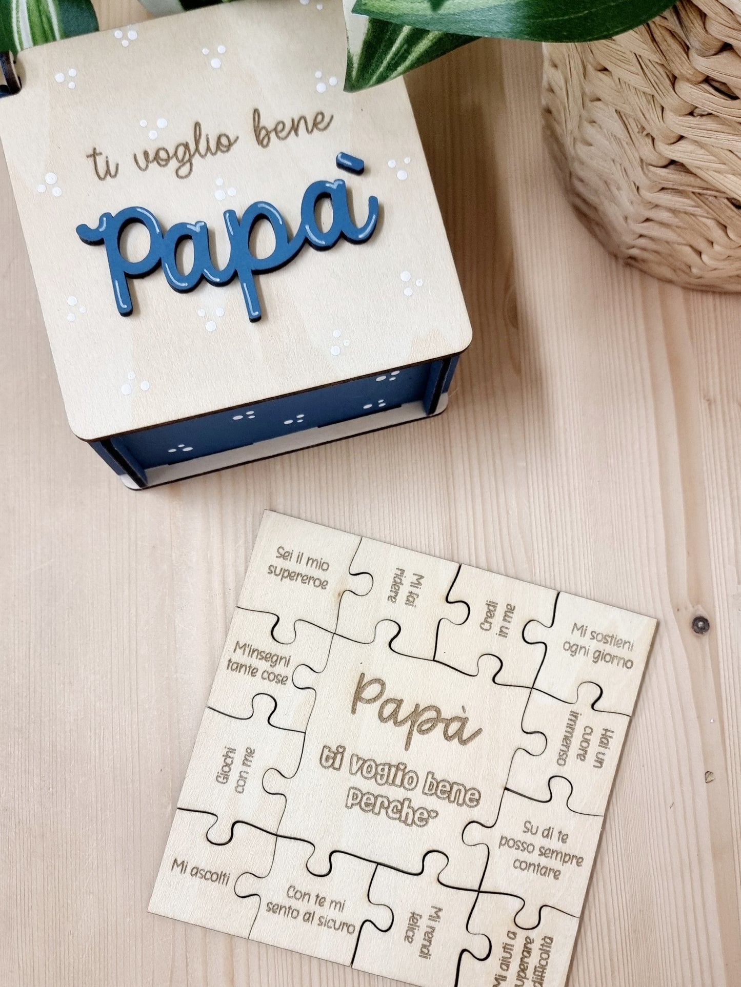 Papá ti voglio bene perché...