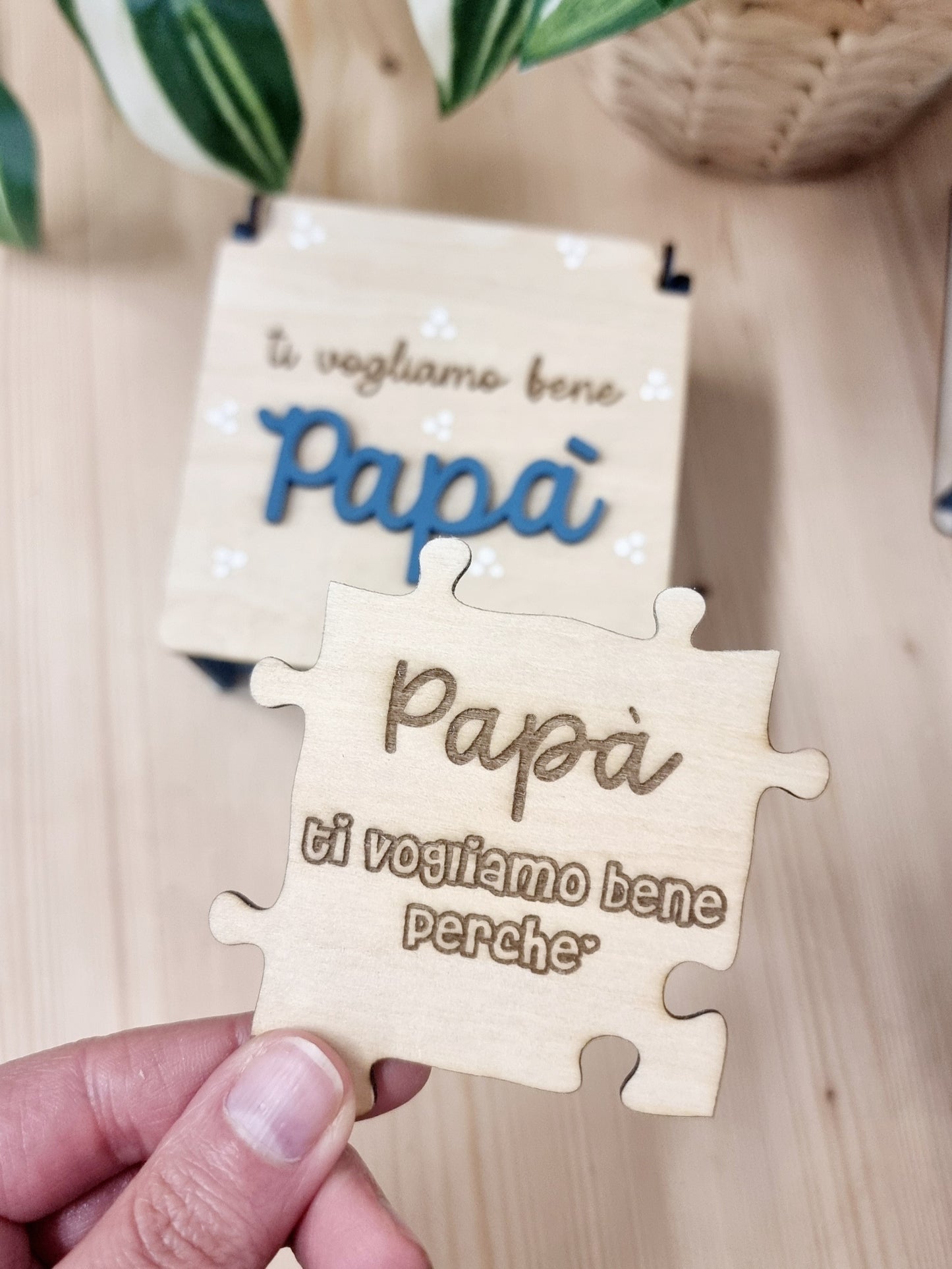 Papá ti voglio bene perché...