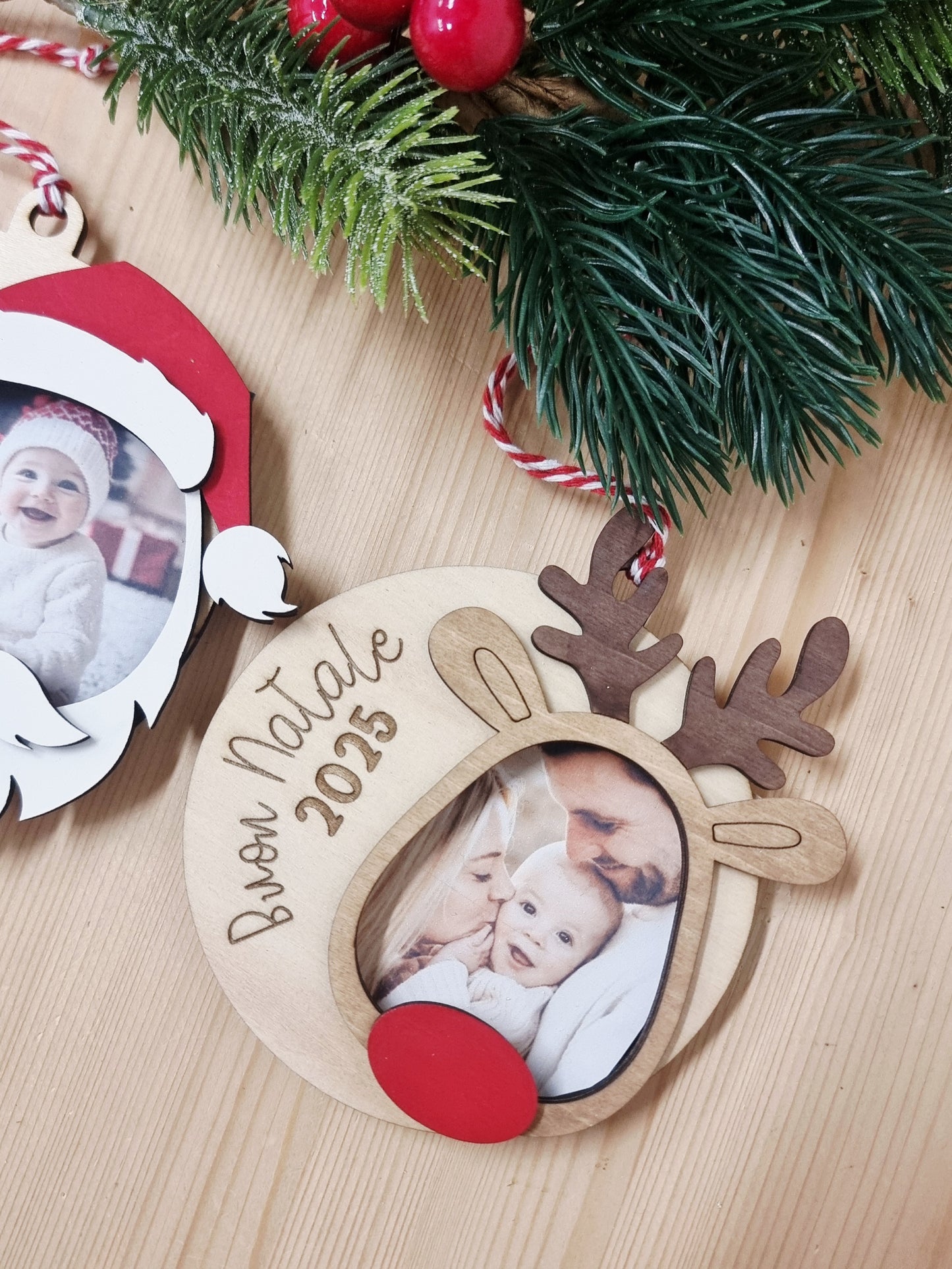 Pallina di Natale portafoto