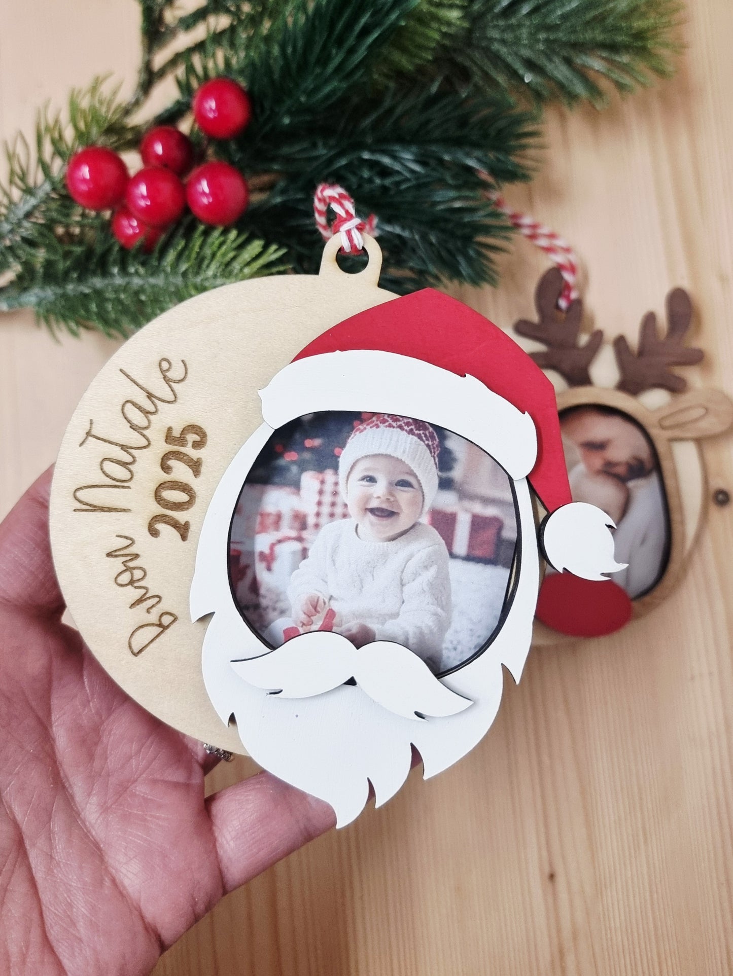 Pallina di Natale portafoto