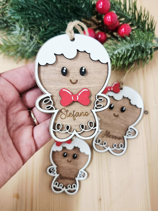 Addobbo Omino pan di Zenzero