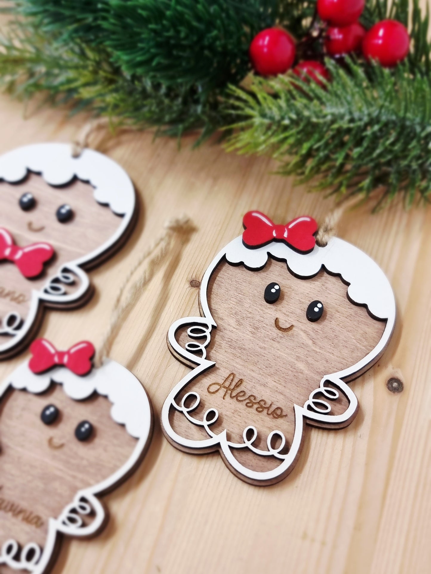 Addobbo Omino pan di Zenzero