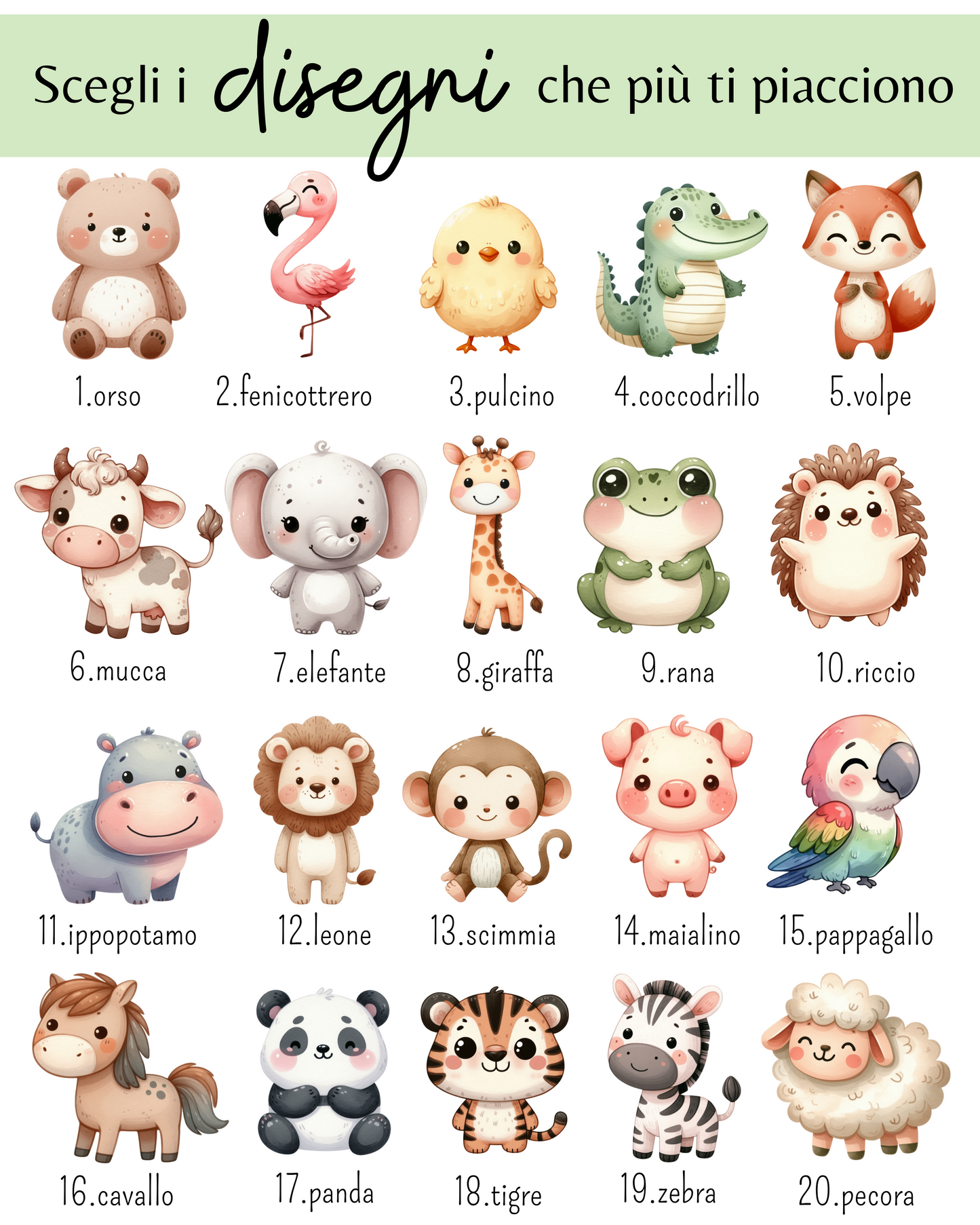 Puzzle animaletti