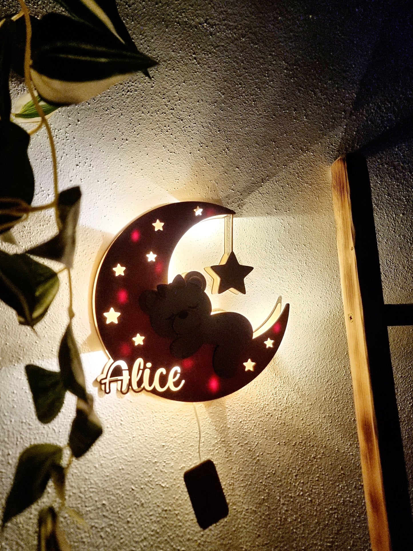 Lampada Orsetto su luna